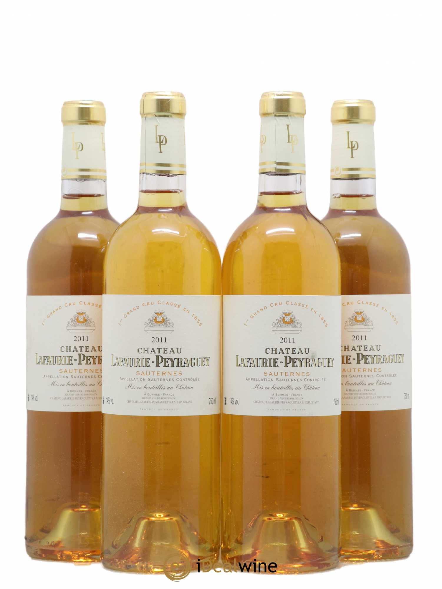Château Lafaurie-Peyraguey 1er Grand Cru Classé 2011 - Lotto di 4 bottiglie - 0