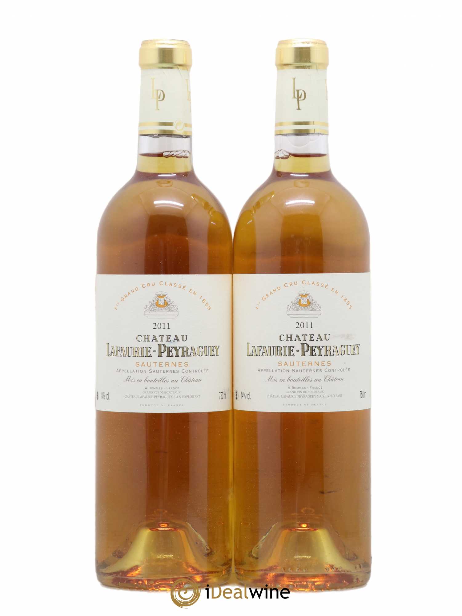 Château Lafaurie-Peyraguey 1er Grand Cru Classé 2011 - Lotto di 2 bottiglie - 0