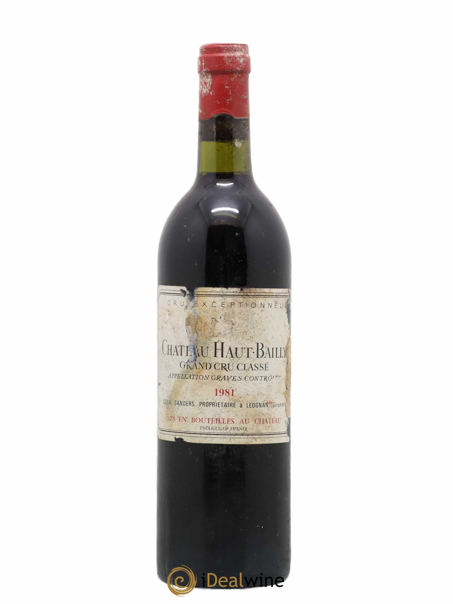 Château Haut-Bailly Cru Classé de Graves 1981 - Lot de 1 bouteille - 0