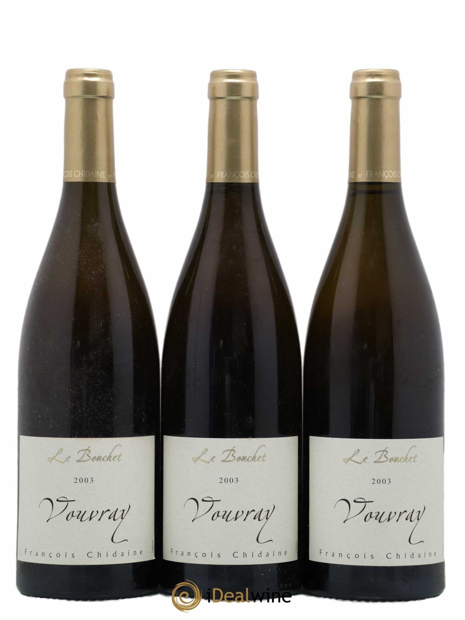Vouvray Le Bouchet François Chidaine (Domaine) 2003 - Lotto di 3 bottiglie - 0