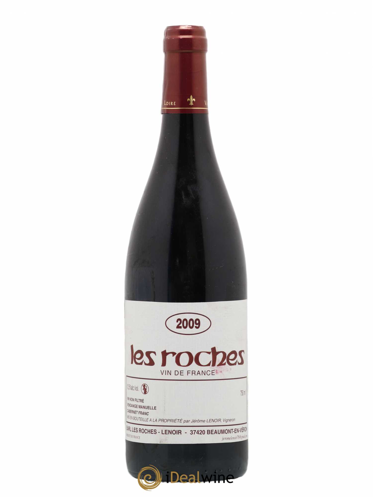 Vin de France Les Roches Lenoir (Domaine) 2009 - Lot de 1 bouteille - 0