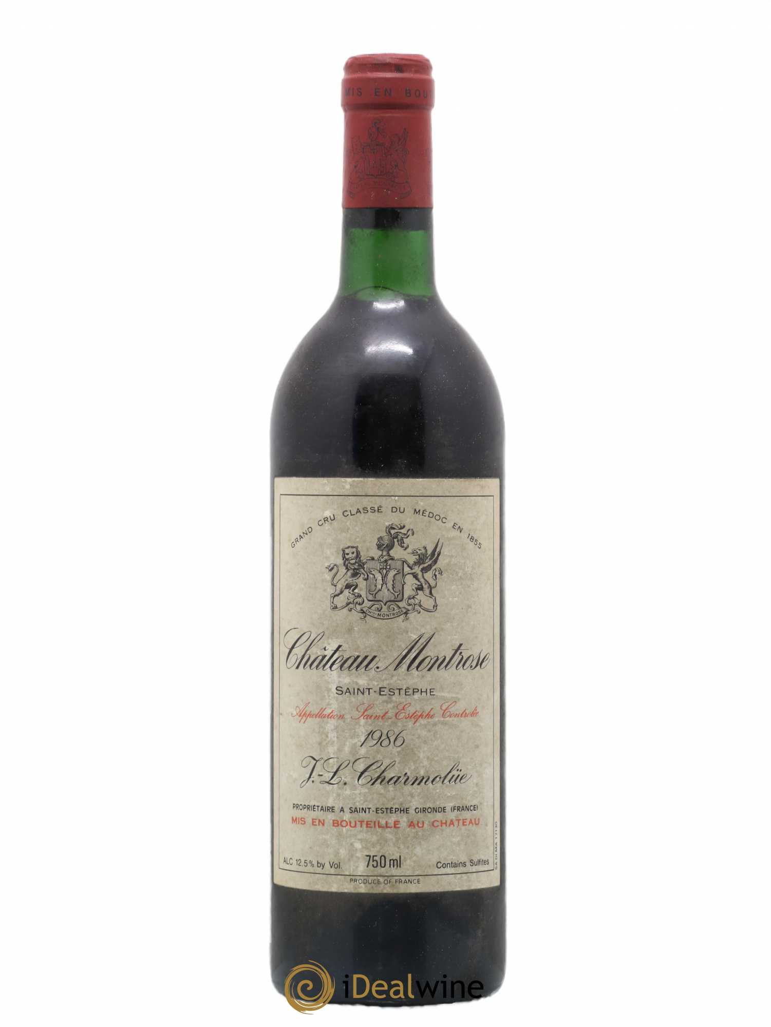 Château Montrose 2ème Grand Cru Classé 1986 - Lot de 1 bouteille - 0