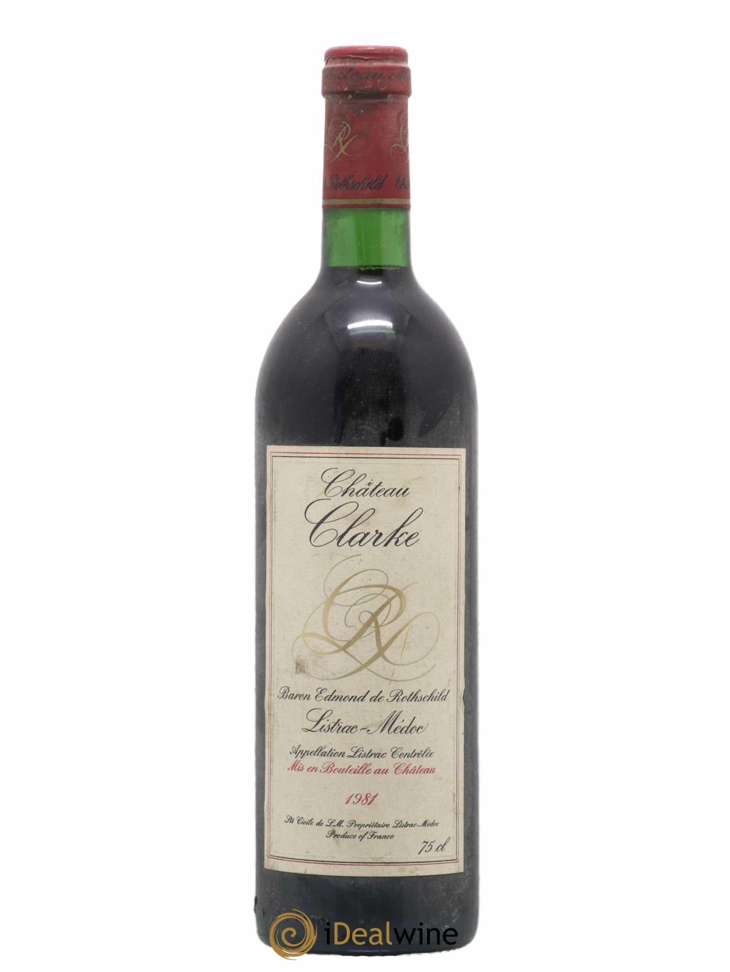 Château Clarke 1981 - Lot de 1 bouteille - 0