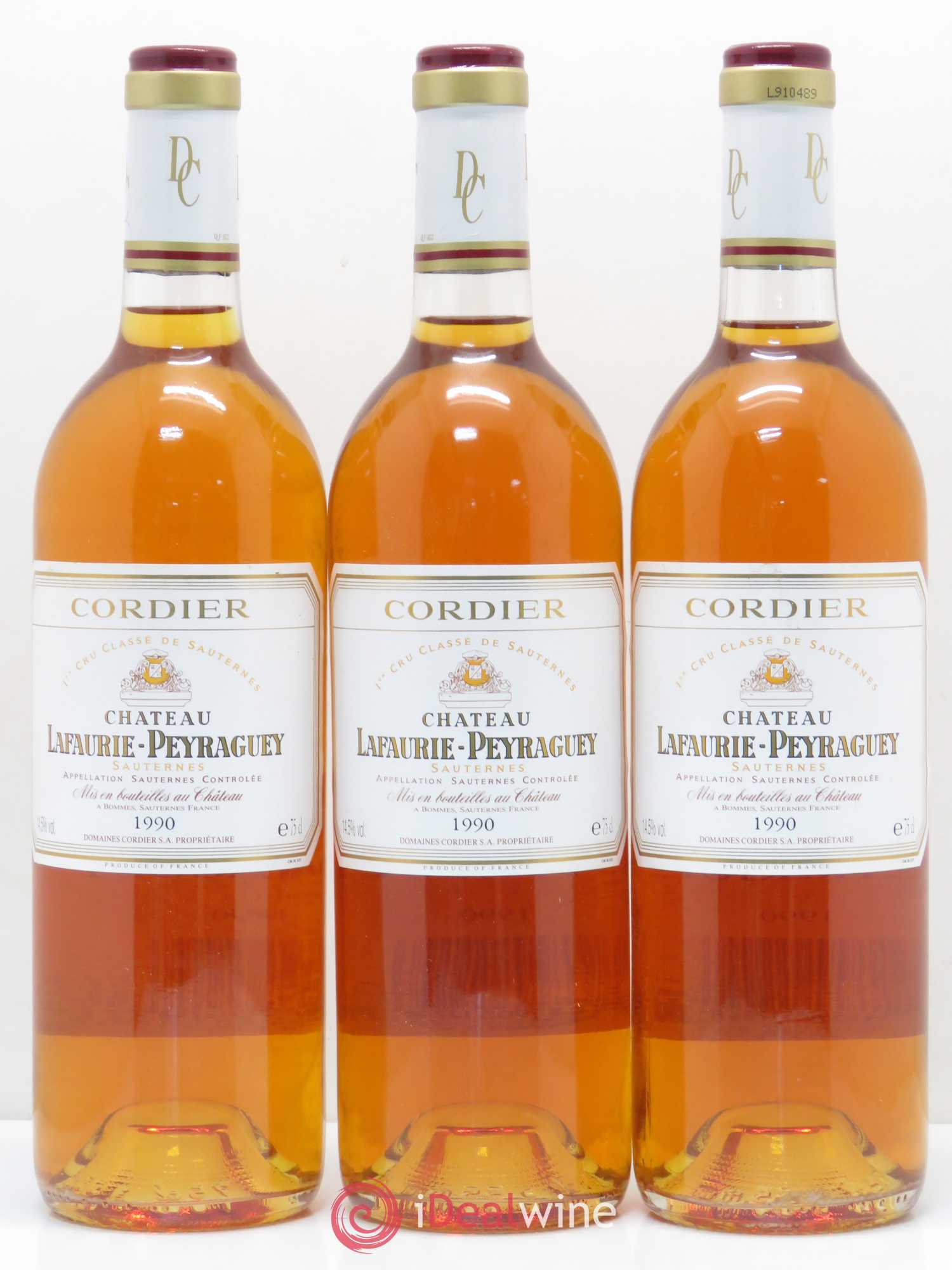 Château Lafaurie-Peyraguey 1er Grand Cru Classé 1990 - Lotto di 12 bottiglie - 4