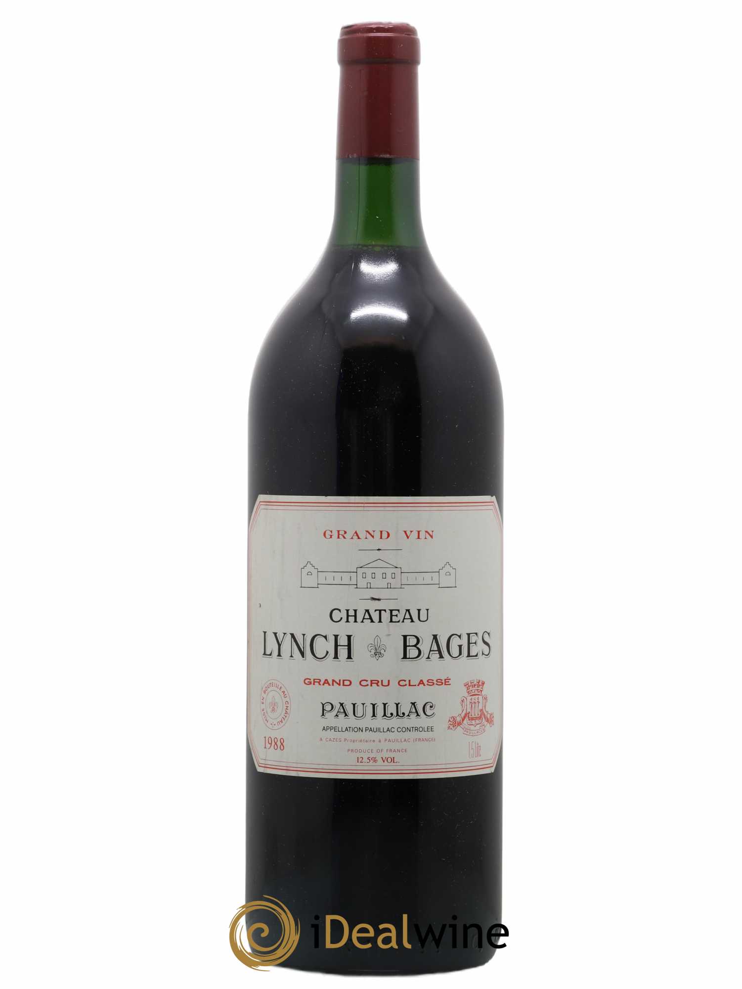 Château Lynch Bages 5ème Grand Cru Classé 1988 - Lot de 1 magnum - 0