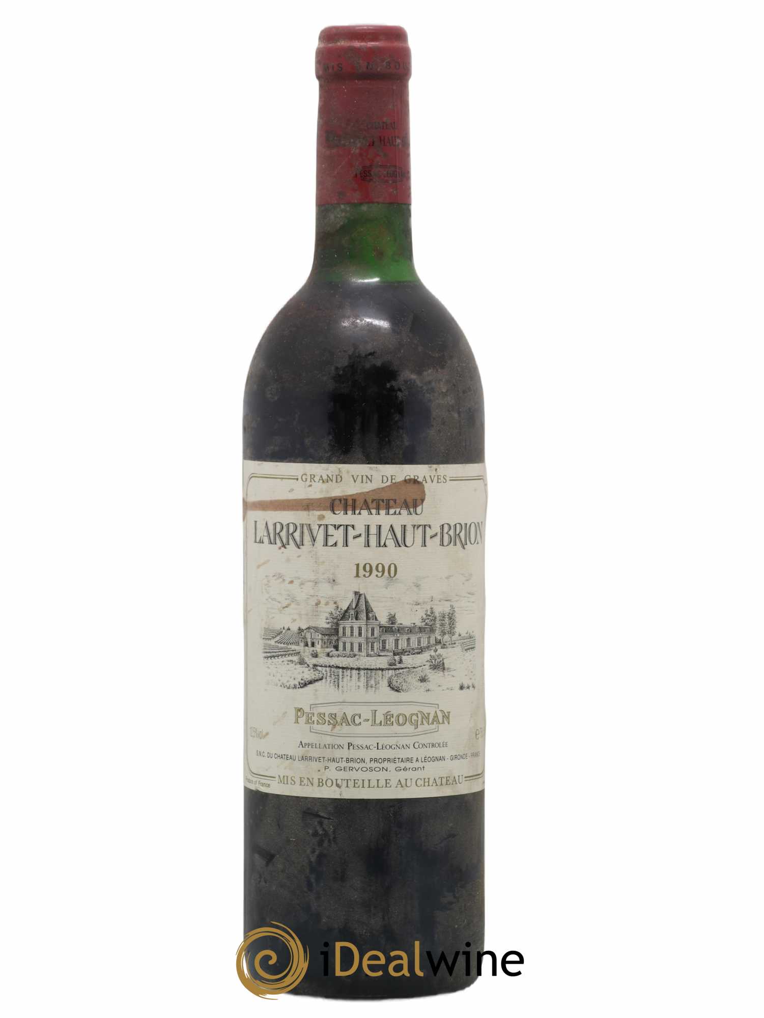 Château Larrivet Haut-Brion 1990 - Lot de 1 bouteille - 0