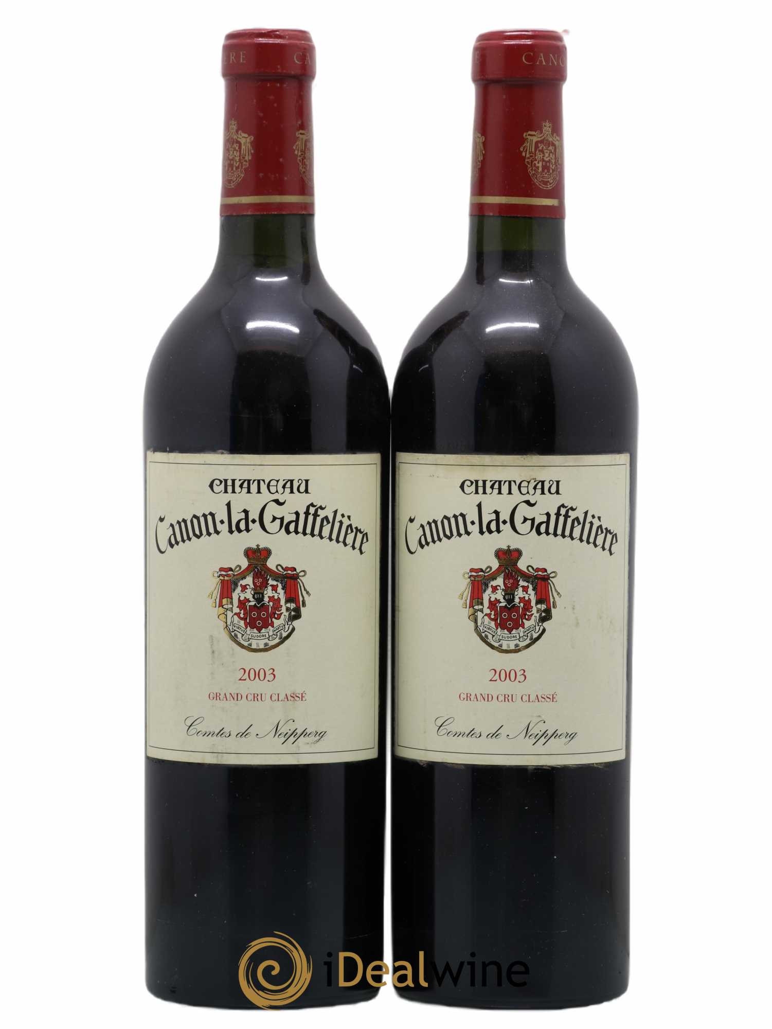 Château Canon la Gaffelière 1er Grand Cru Classé B 2003 - Lot de 2 bouteilles - 0