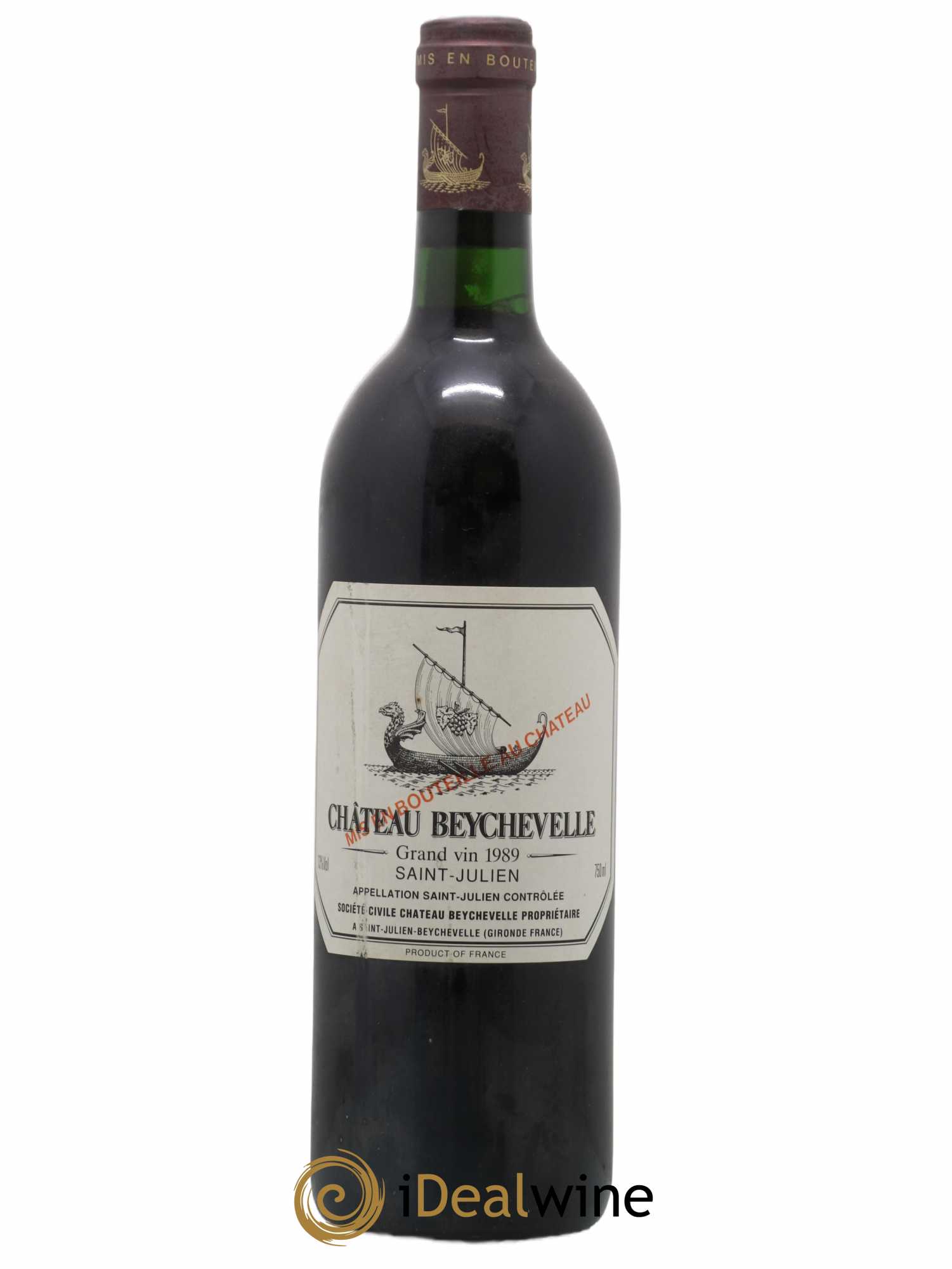 Château Beychevelle 4ème Grand Cru Classé 1989 - Lot de 1 bouteille - 0