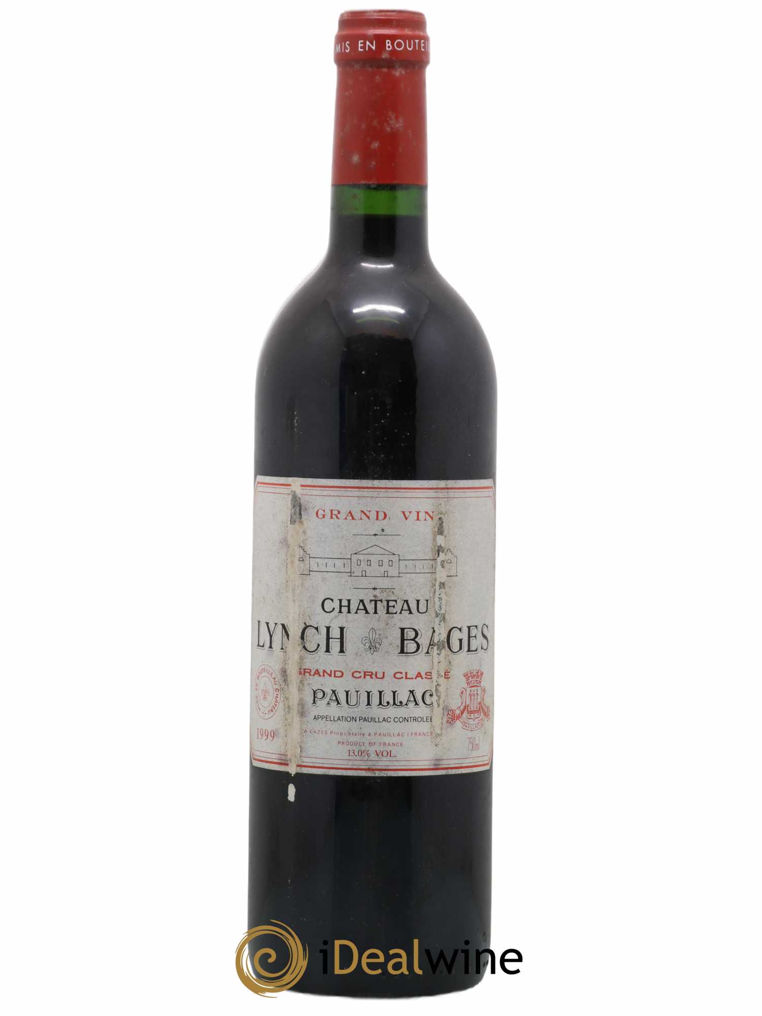 Château Lynch Bages 5ème Grand Cru Classé 1999 - Lot de 1 bouteille - 0