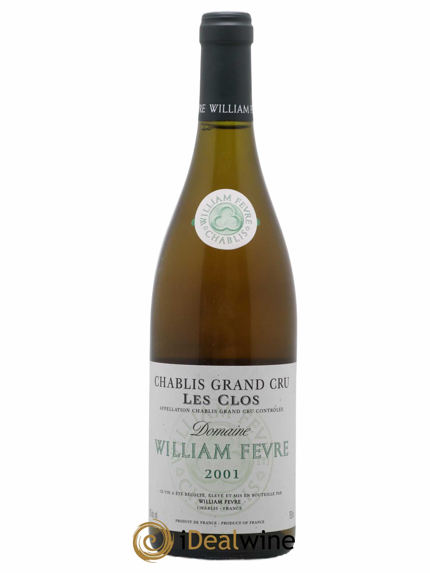 Chablis Grand Cru Les Clos William Fèvre 2001 - Lot de 1 bouteille - 0