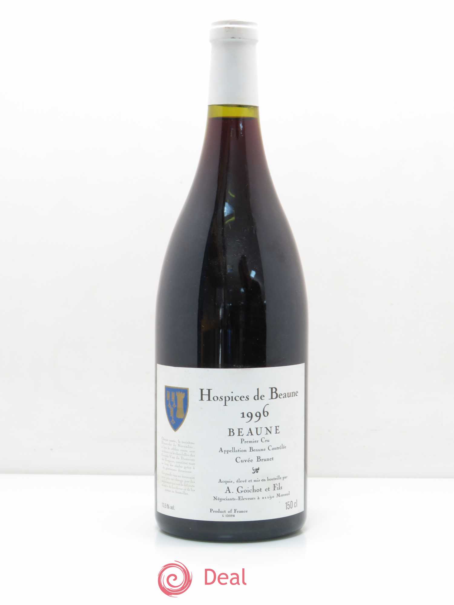 Beaune 1er Cru Cuvée Brunet Hospices de Beaune Mise Goichot 1996 - Posten von 1 Magnum - 0