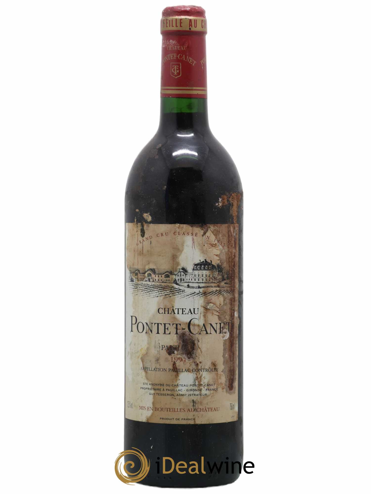 Château Pontet Canet 5ème Grand Cru Classé 1994 - Lot de 1 bouteille - 0