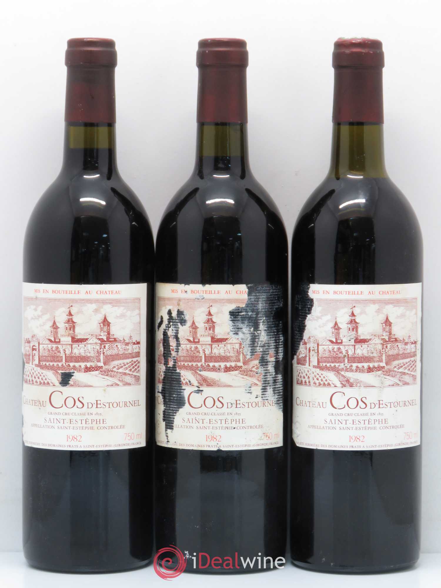 Cos d'Estournel 2ème Grand Cru Classé 1982 - Lot de 6 bouteilles - 1