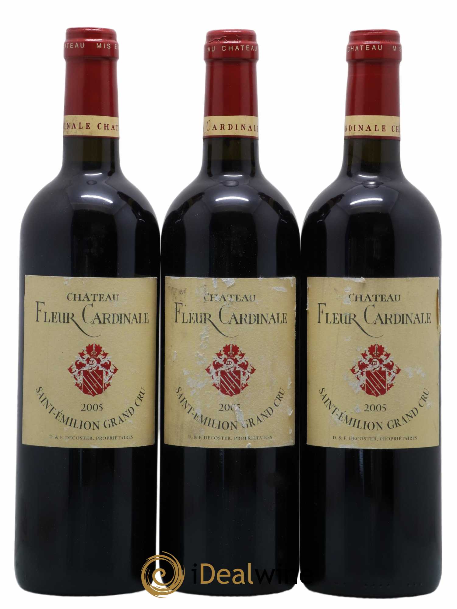 Château Fleur Cardinale Grand Cru Classé 2005 - Lot de 3 bouteilles - 0