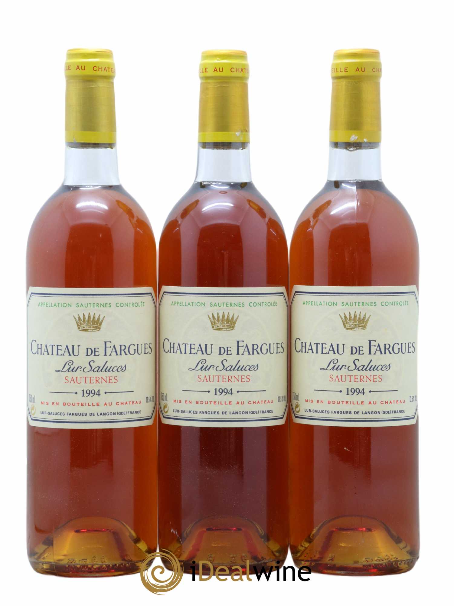 Château de Fargues 1994 - Lot de 3 bouteilles - 0