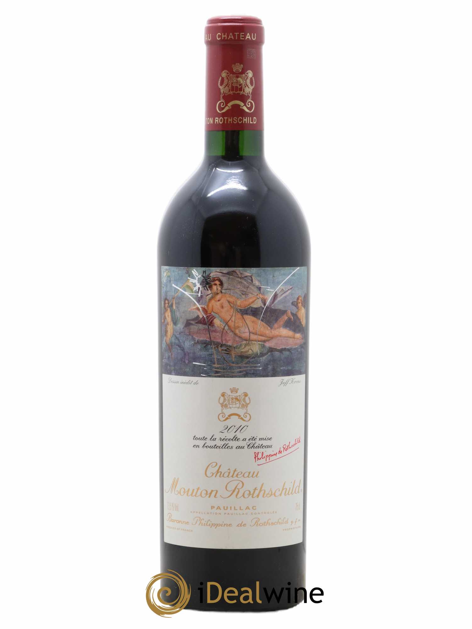 Château Mouton Rothschild 1er Grand Cru Classé 2010 - Lot de 1 bouteille - 0