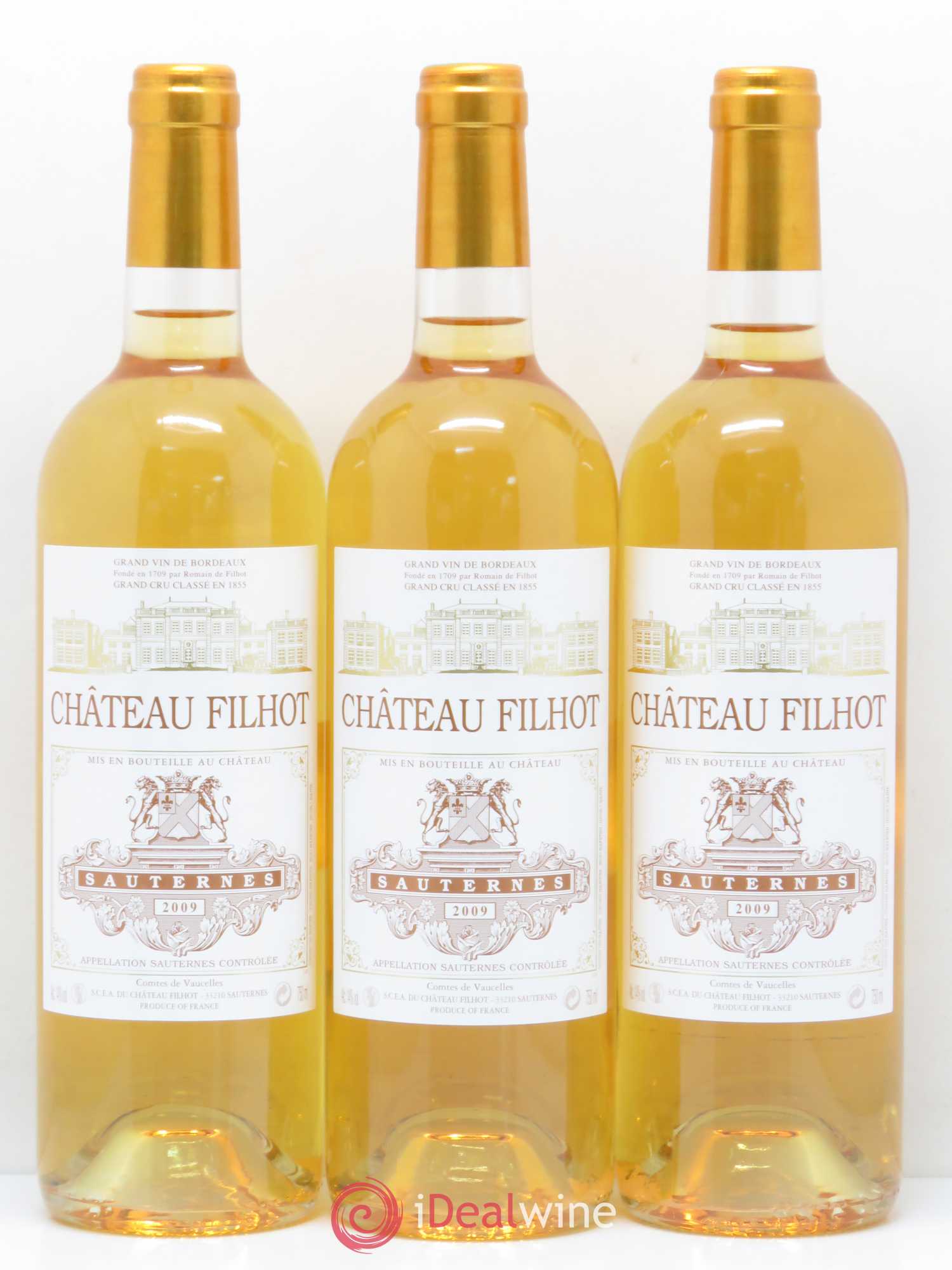 Château Filhot 2ème Grand Cru Classé 2009 - Lotto di 6 bottiglie - 1