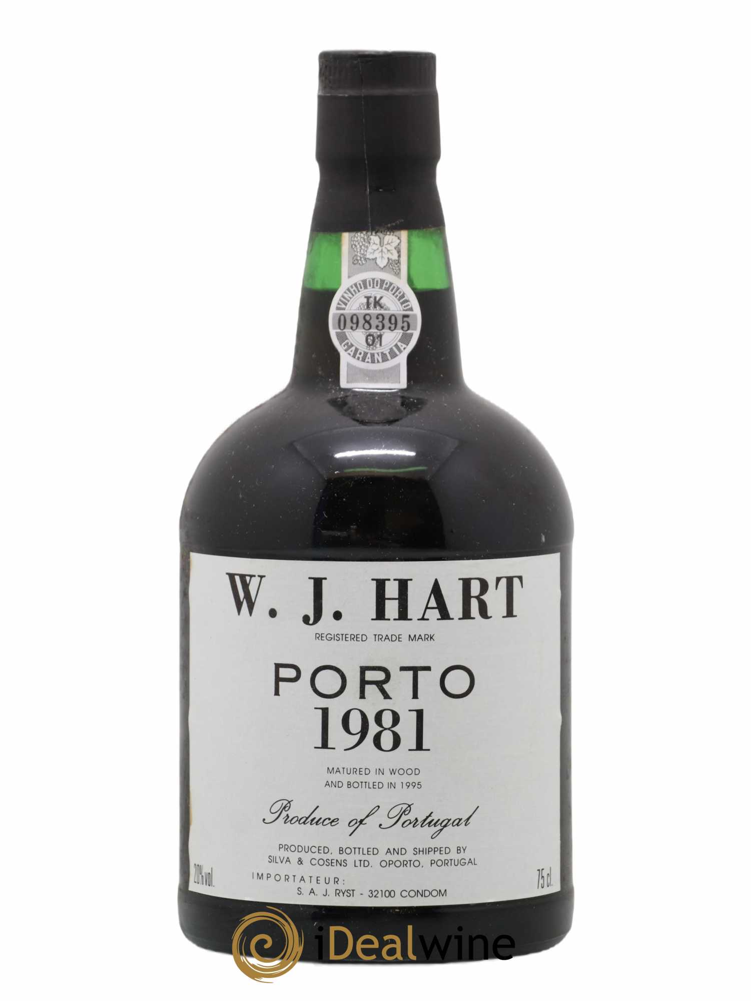 Porto W.J. Hart 1981 - Lot de 1 bouteille - 0