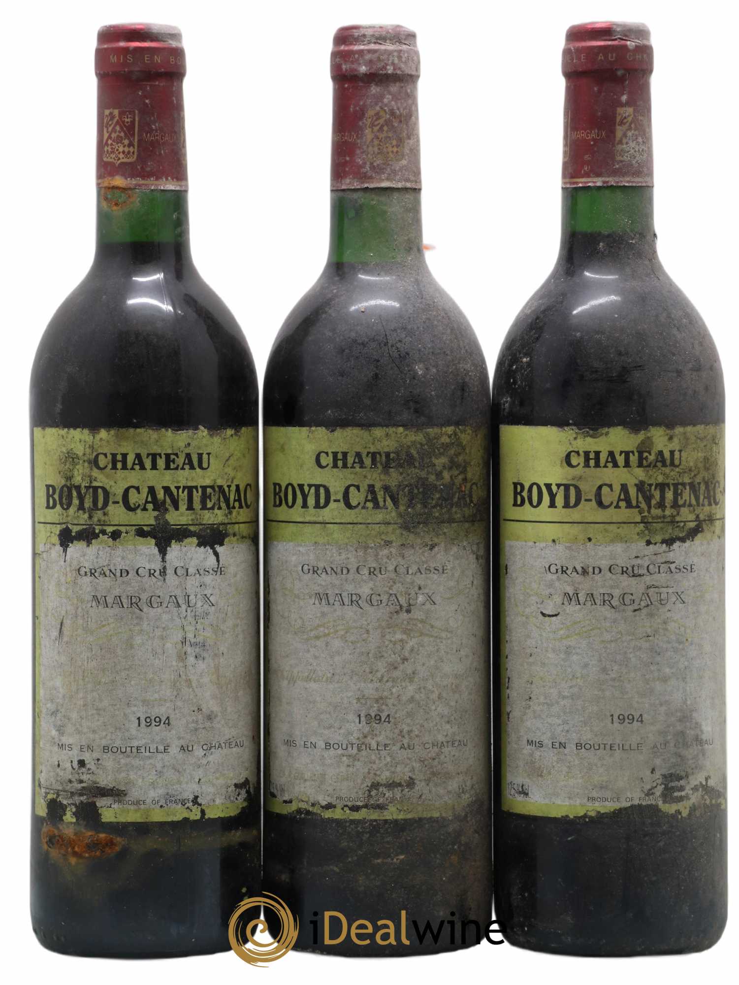 Château Boyd Cantenac 3ème Grand Cru Classé 1994 - Lot de 3 bouteilles - 0