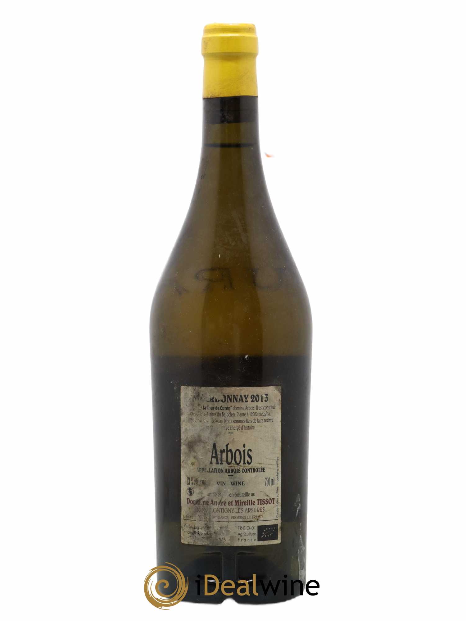 Arbois Chardonnay Le Clos de la Tour de Curon Bénédicte et Stéphane Tissot 2013 - Lot de 1 bouteille - 1