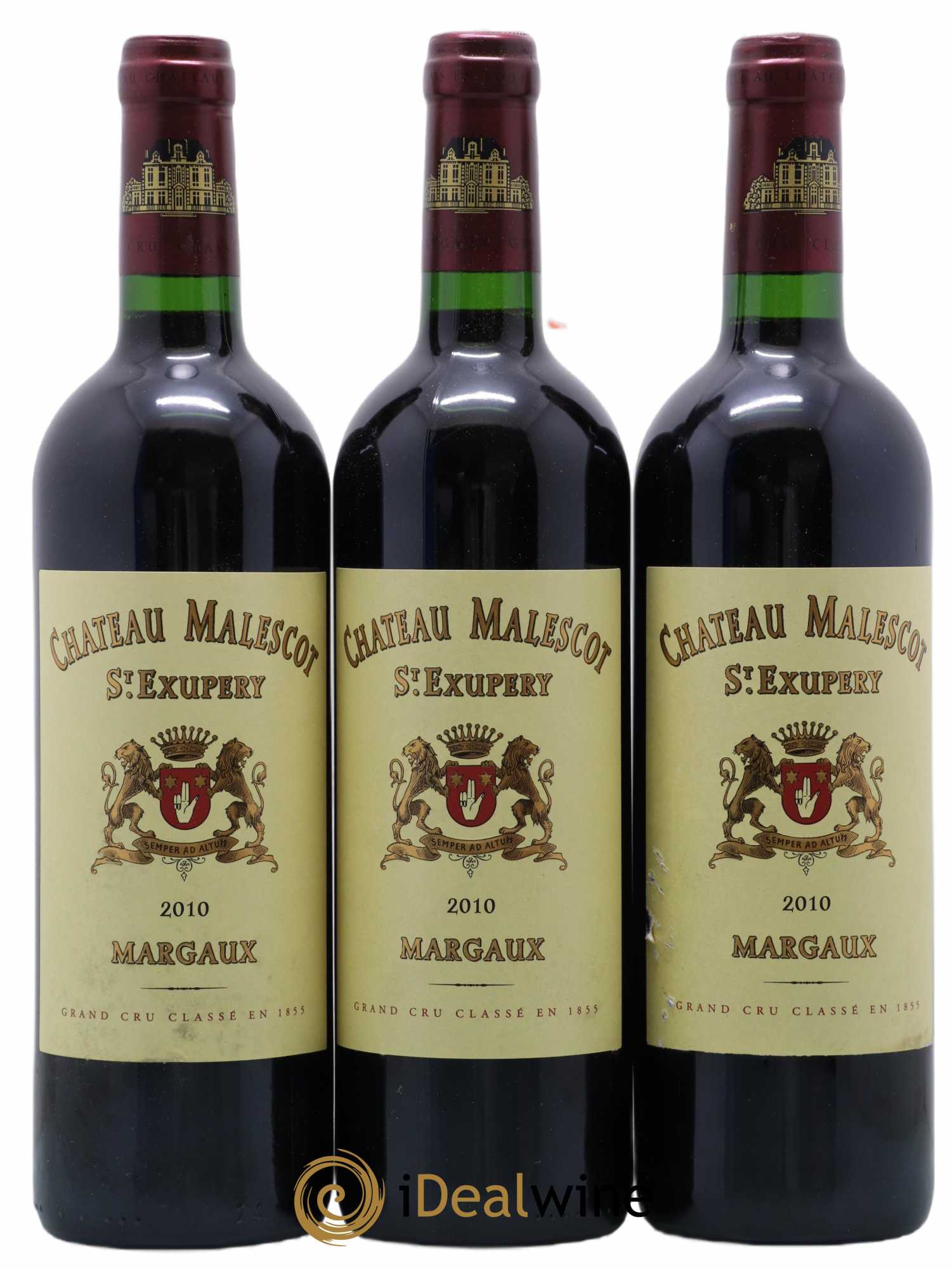 Château Malescot Saint-Exupéry 3ème Grand Cru Classé 2010 - Lot de 3 bouteilles - 0