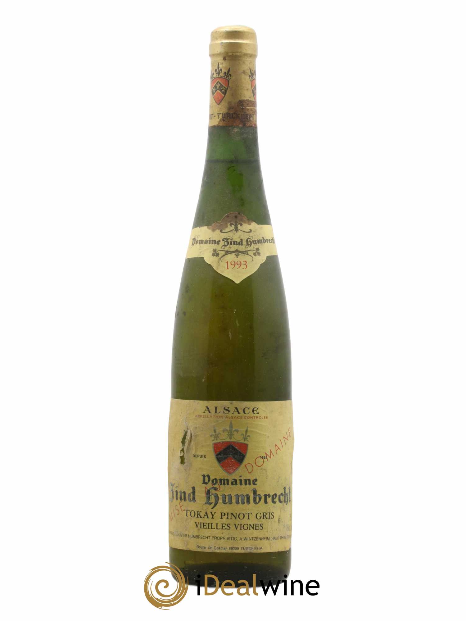 Pinot Gris Vieilles Vignes Zind Humbrecht 1993 - Posten von 1 Flasche - 0