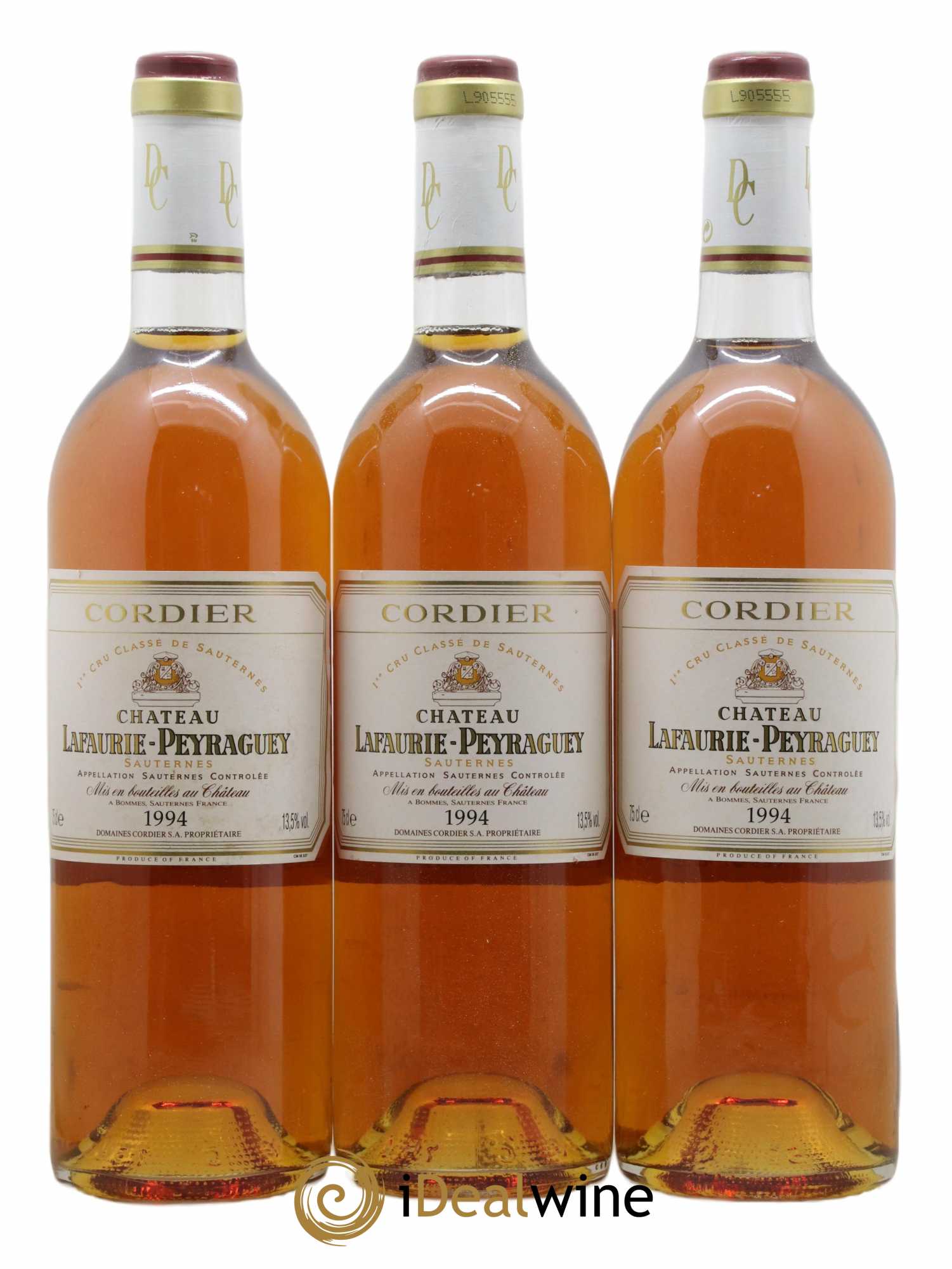Château Lafaurie-Peyraguey 1er Grand Cru Classé 1994 - Lotto di 3 bottiglie - 0