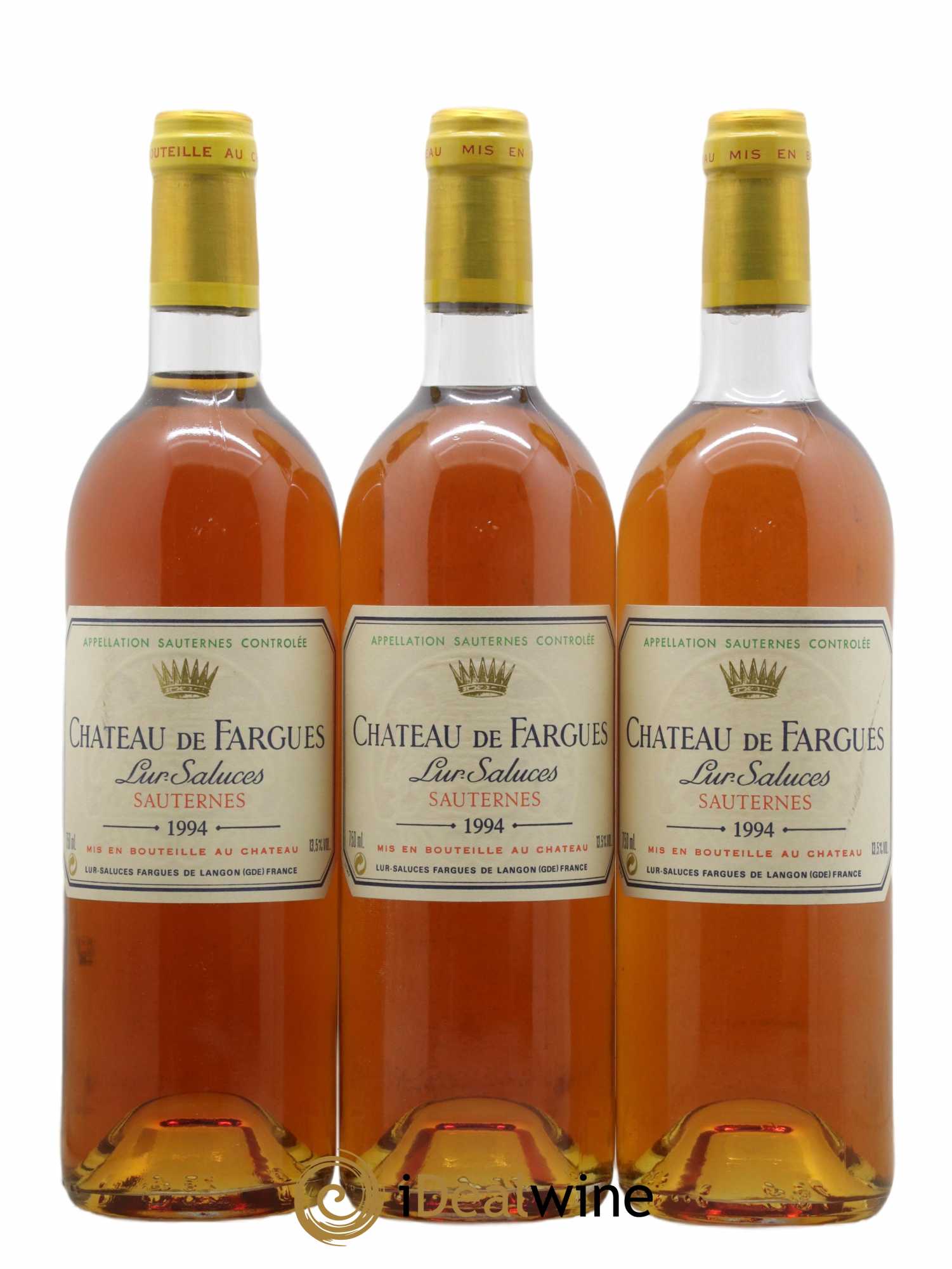 Château de Fargues 1994 - Lotto di 3 bottiglie - 0