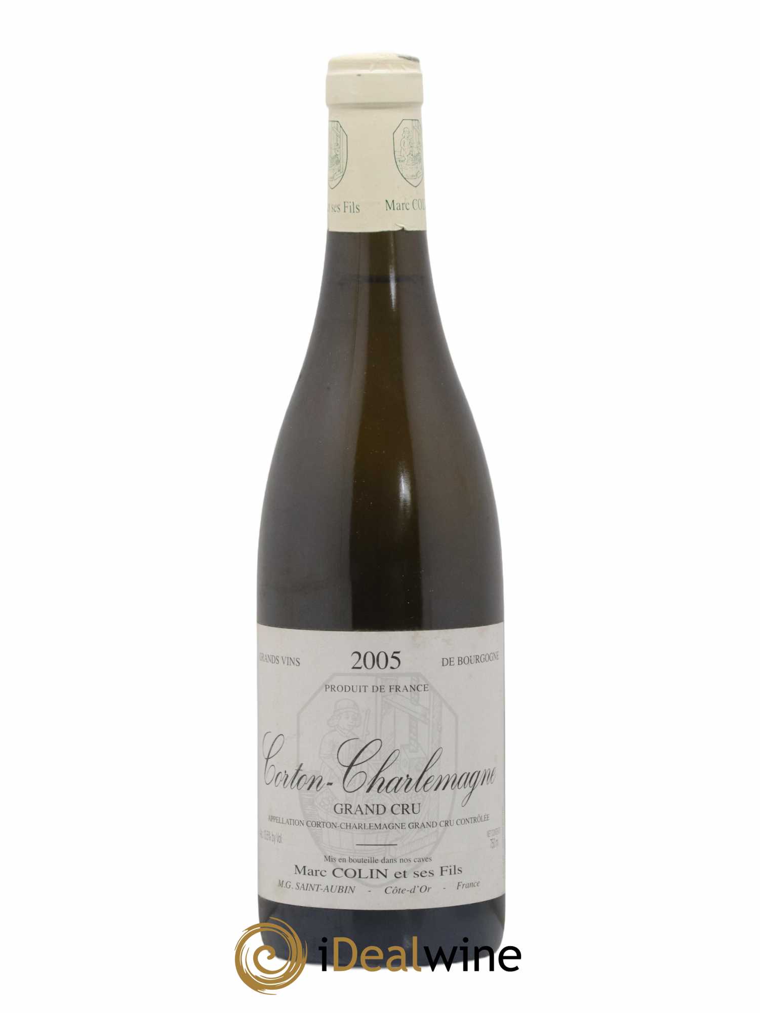 Corton-Charlemagne Grand Cru Marc Colin 2005 - Lot de 1 bouteille - 0