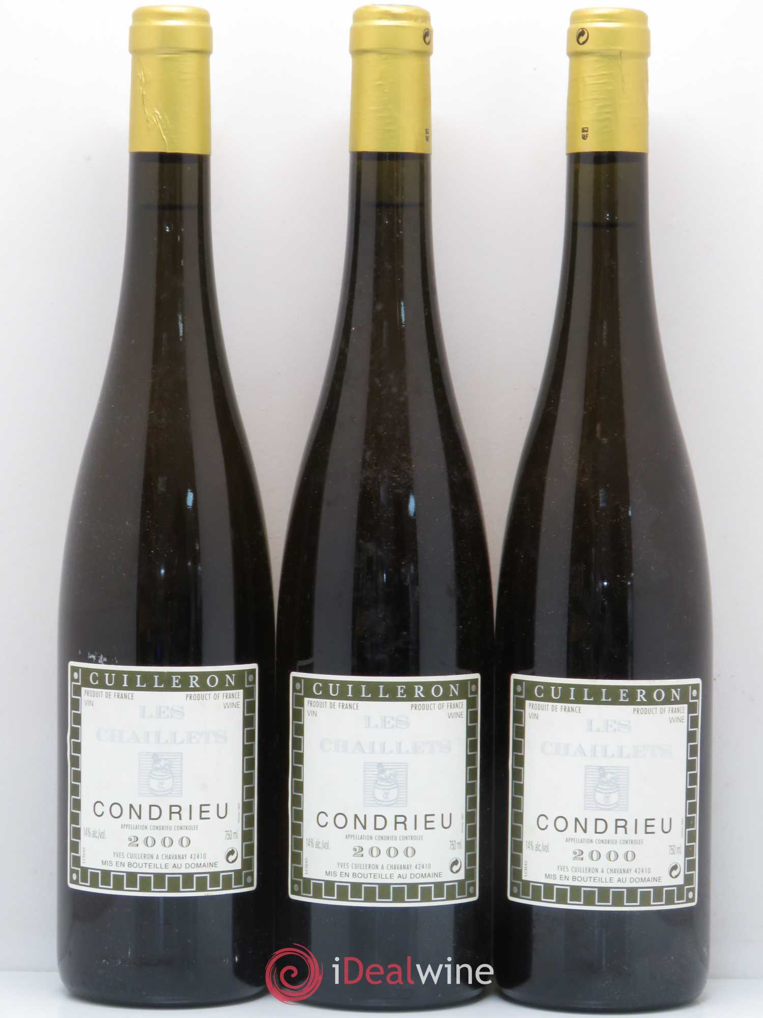 Condrieu Les Chaillets Yves Cuilleron (Domaine) 2000 - Lot de 3 bouteilles - 0