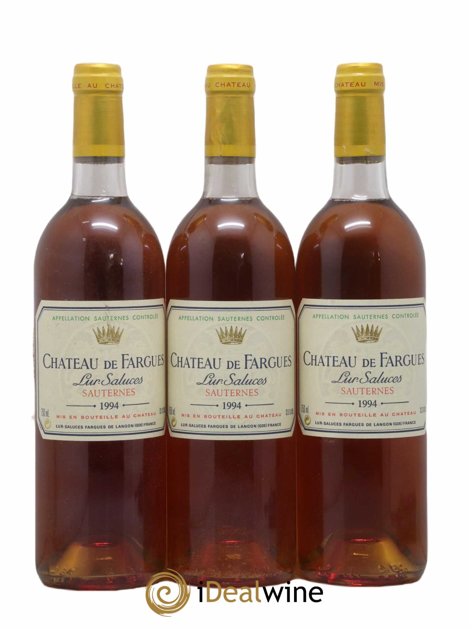 Château de Fargues 1994 - Lotto di 3 bottiglie - 0