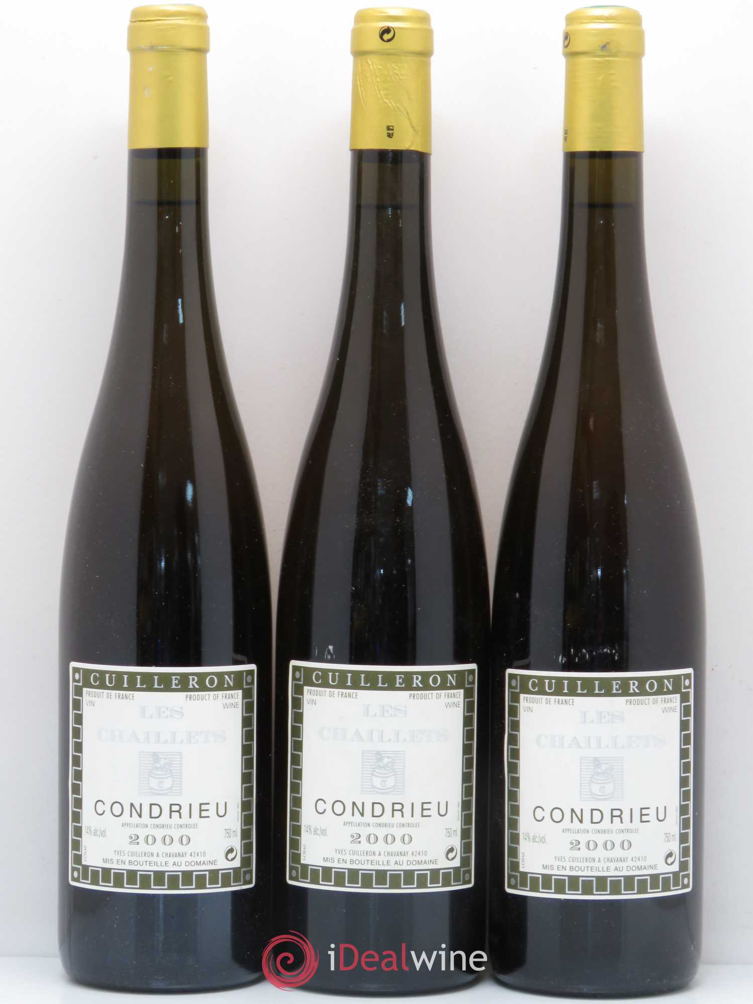 Condrieu Les Chaillets Yves Cuilleron (Domaine) 2000 - Lot de 3 bouteilles - 0