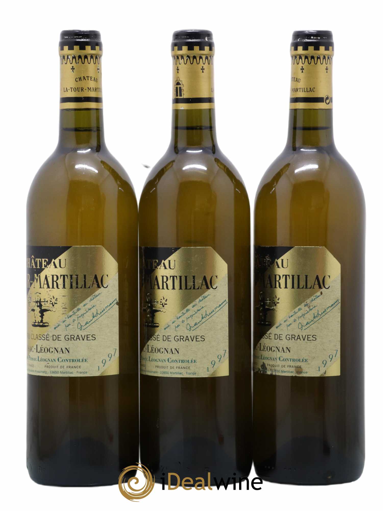 Château Latour-Martillac Cru Classé de Graves 1997 - Posten von 3 Flaschen - 1