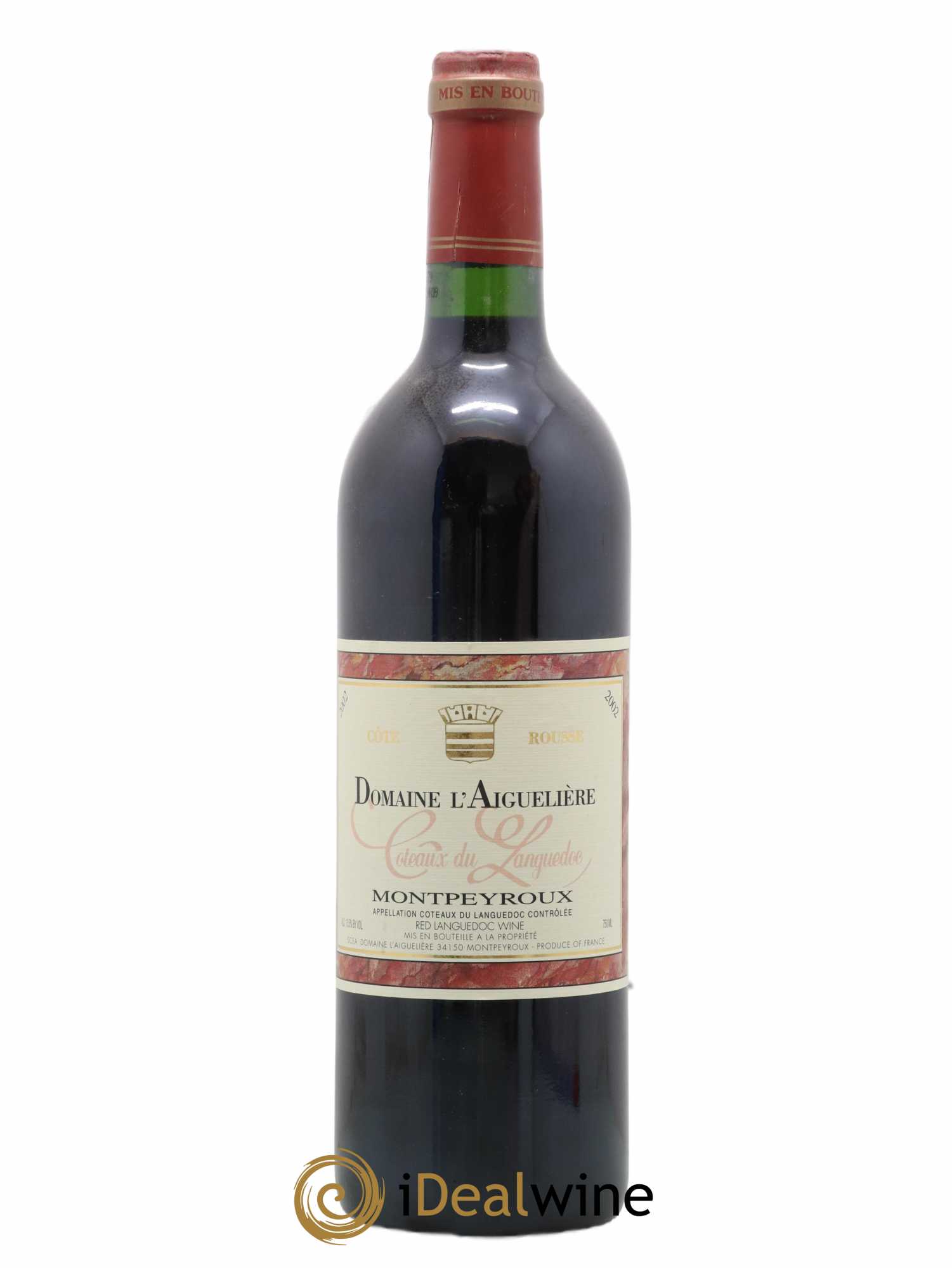 Languedoc Montpeyroux Domaine de l' Aiguelière Cote Rousse A. Commeyras 2002 - Lot de 1 bouteille - 0
