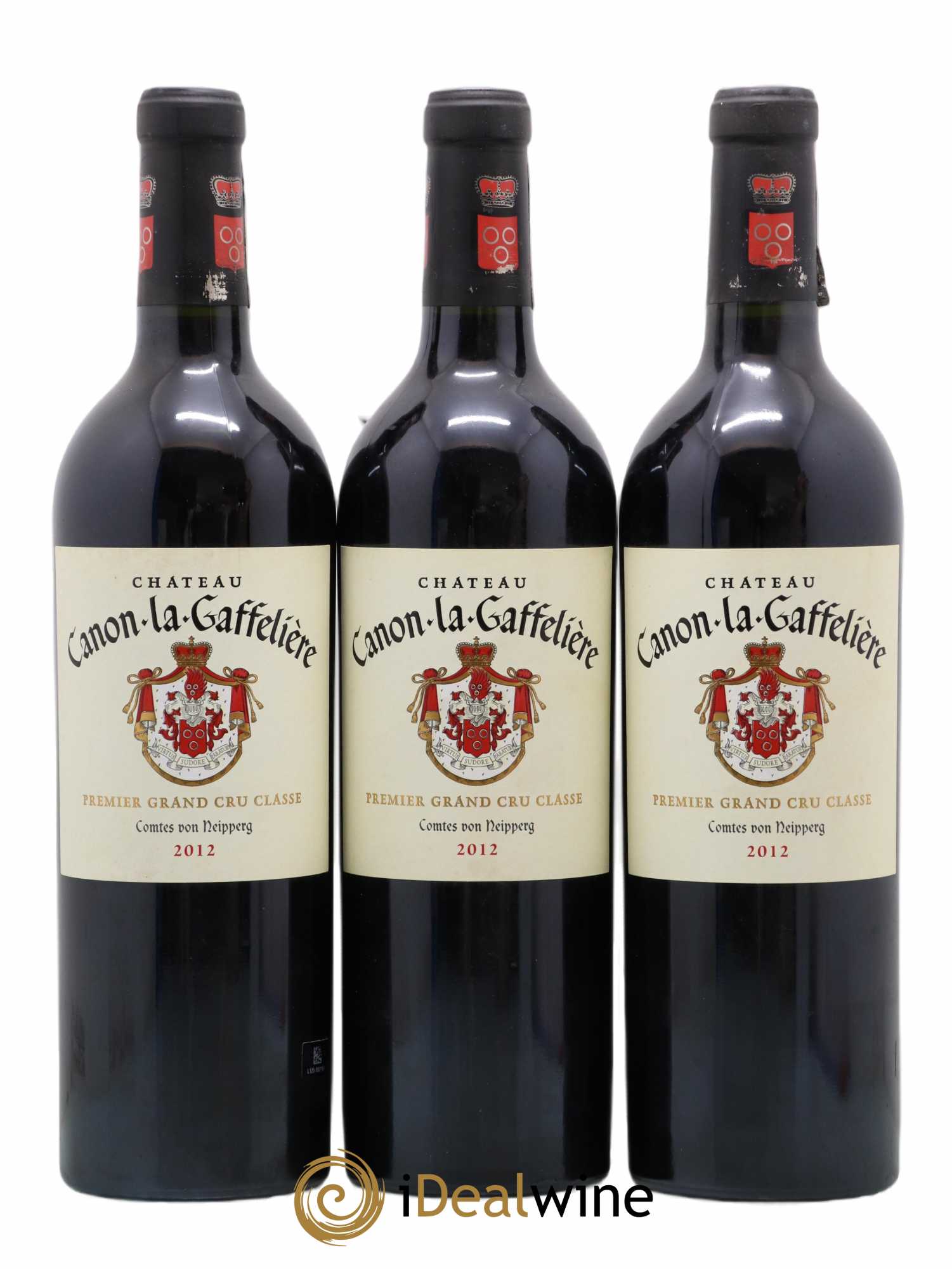 Château Canon la Gaffelière 1er Grand Cru Classé B 2012 - Lot of 3 bottles - 0