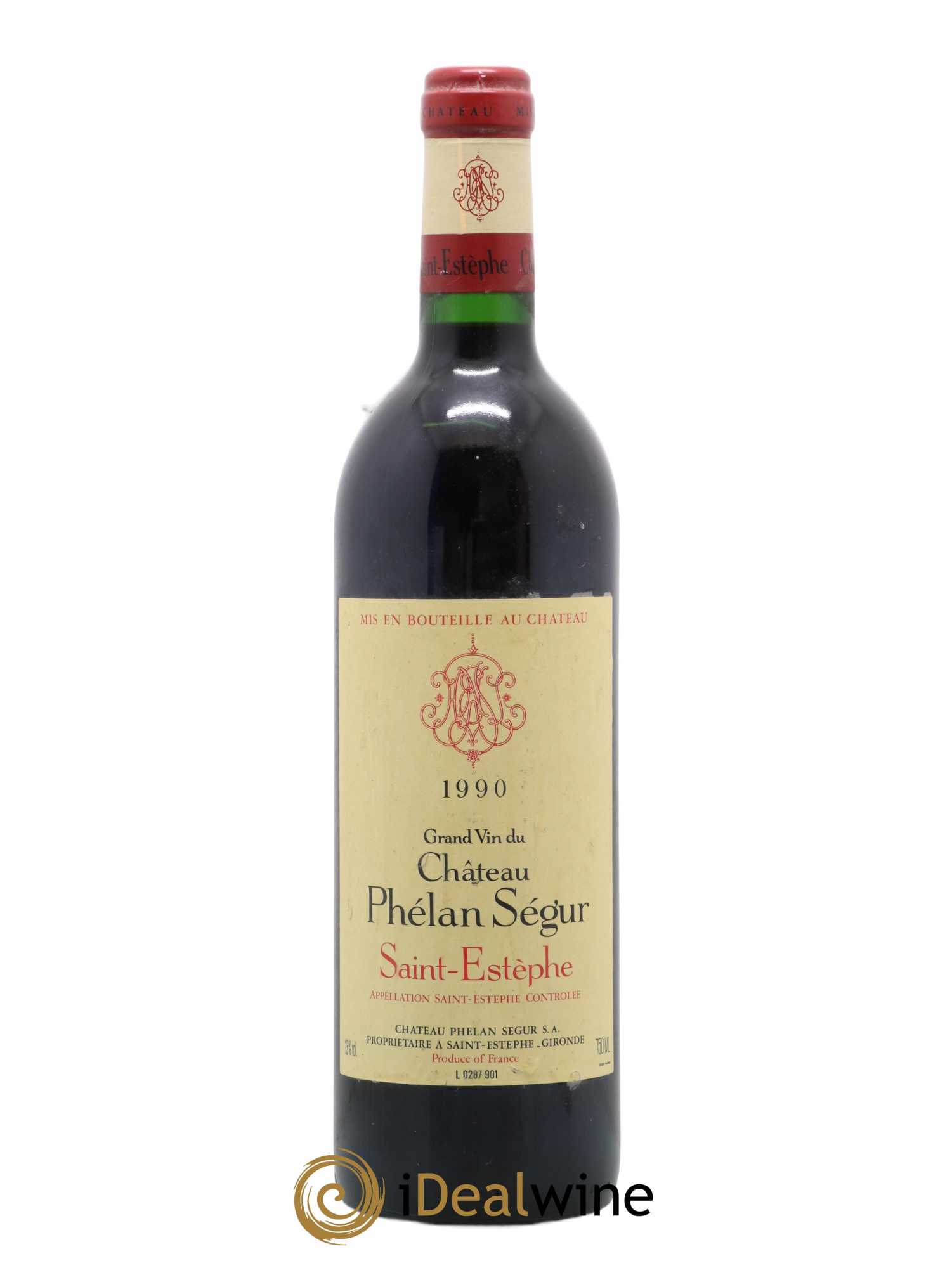 Château Phélan Ségur 1990 - Lot de 1 bouteille - 0