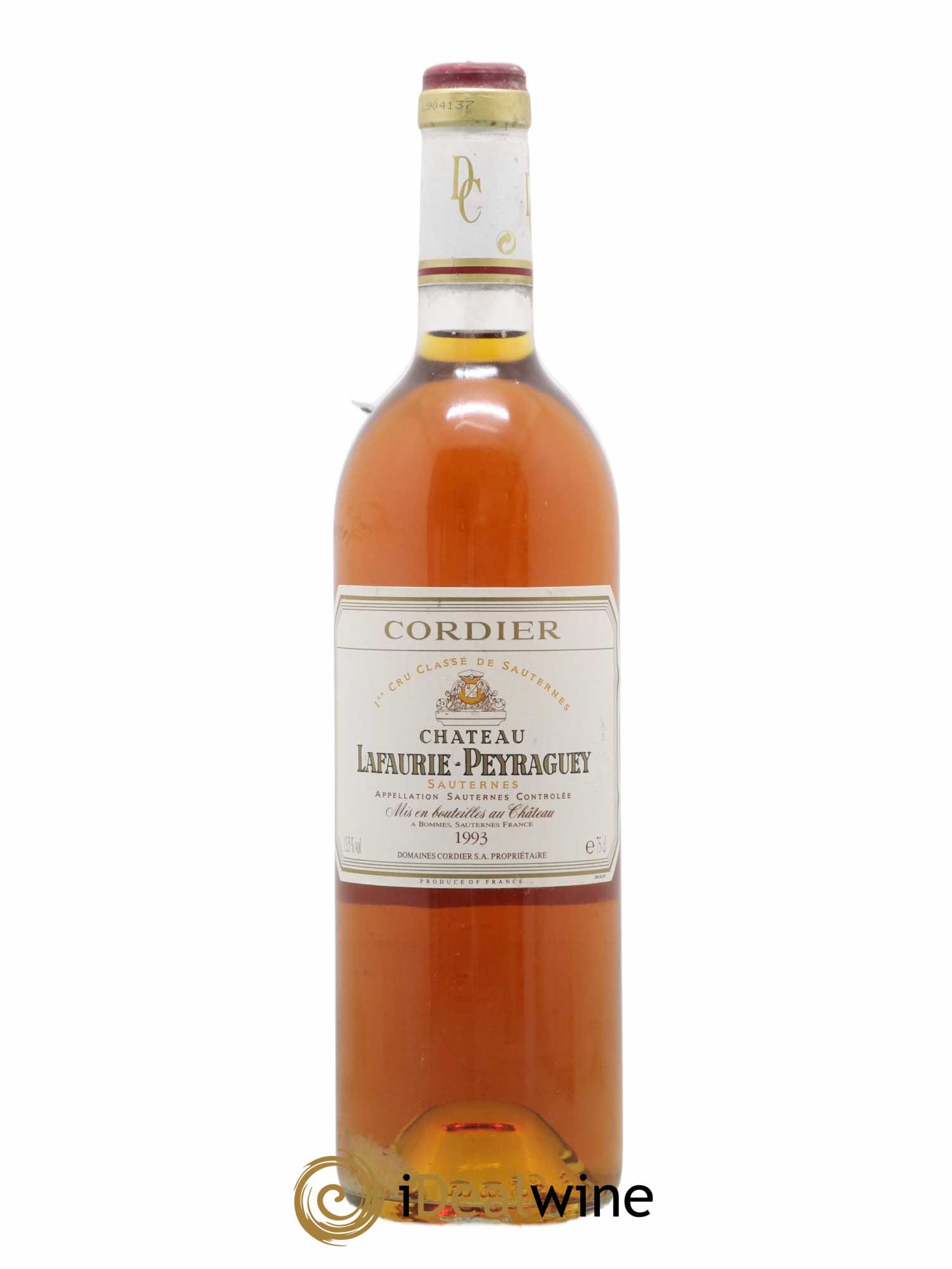 Château Lafaurie-Peyraguey 1er Grand Cru Classé 1993 - Lotto di 1 bottiglia - 0