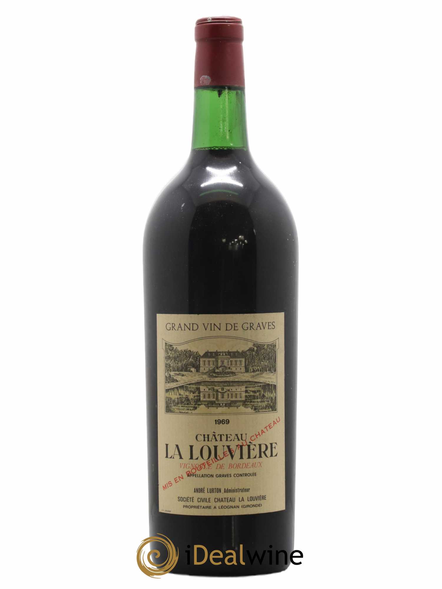 Château la Louvière 1969 - Lot de 1 magnum - 0