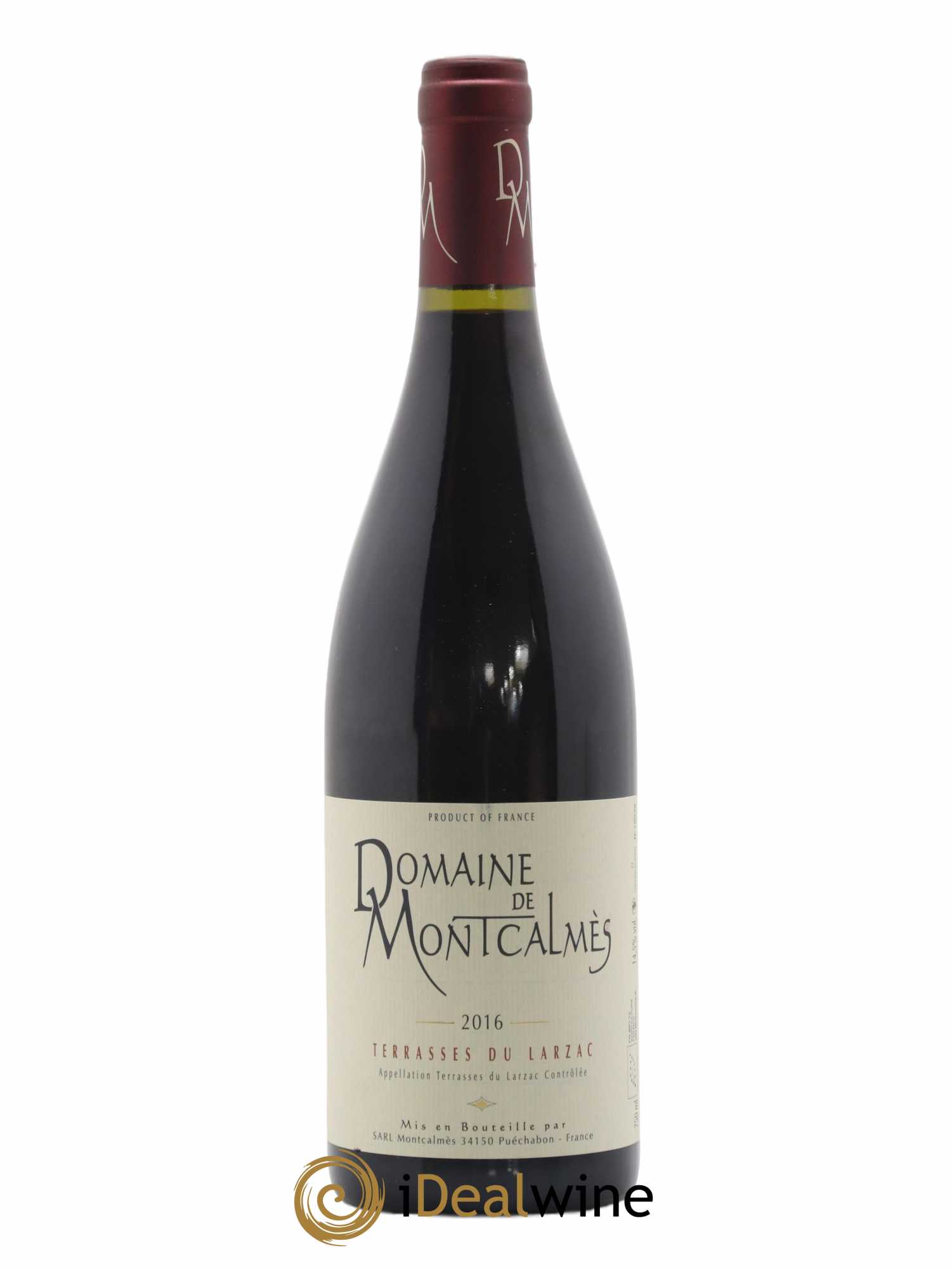 Terrasses du Larzac Domaine de Montcalmès Frédéric Pourtalié 2016 - Lot de 1 bouteille - 0