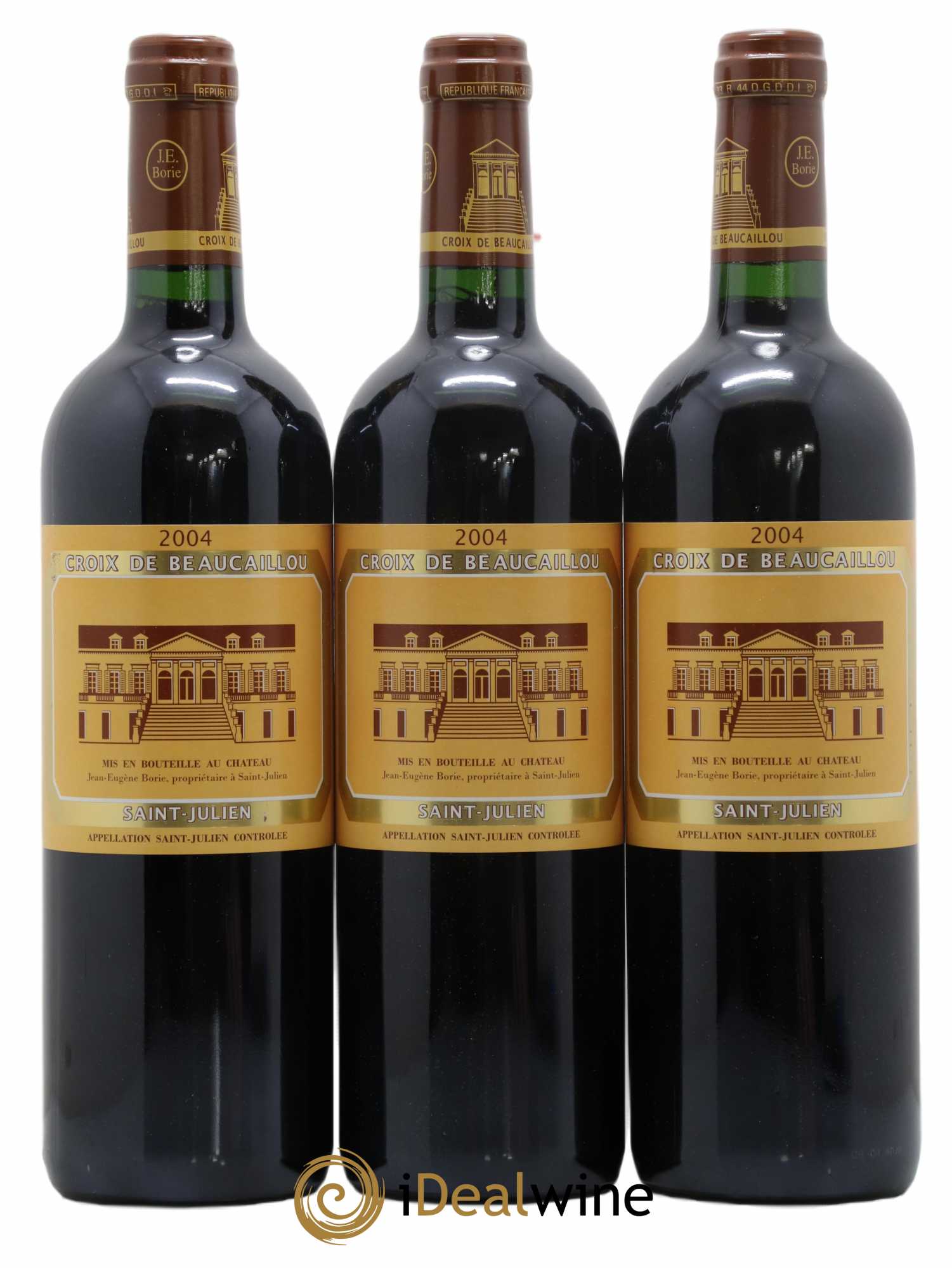La Croix de Beaucaillou Second Vin 2004 - Lot de 3 bouteilles - 0