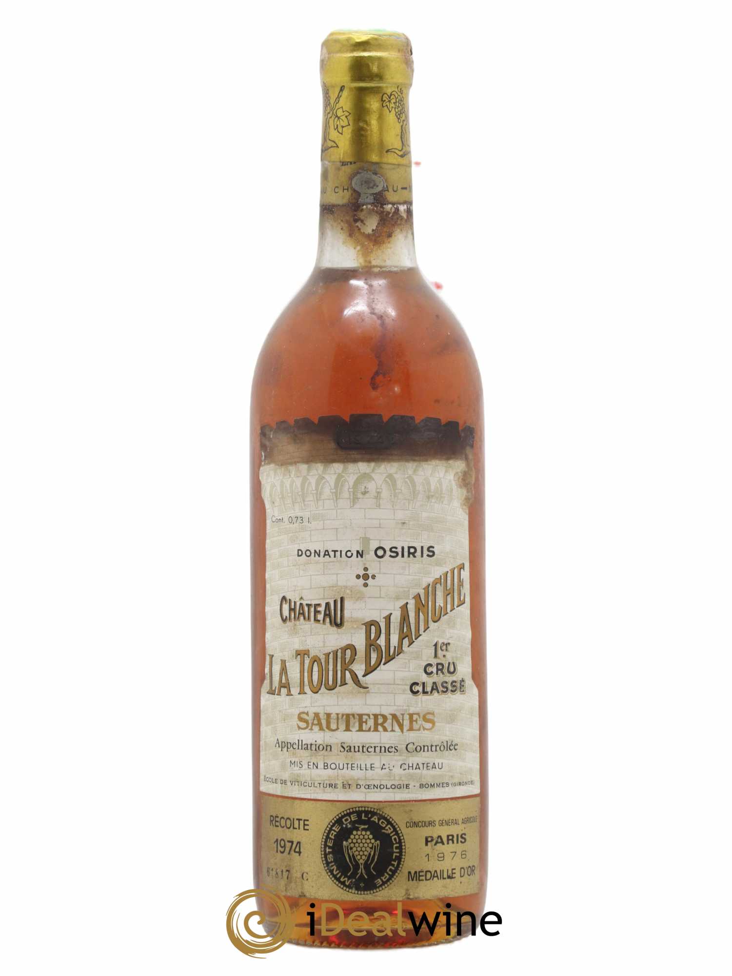 Château la Tour Blanche 1er Grand Cru Classé 1974 - Lotto di 1 bottiglia - 0
