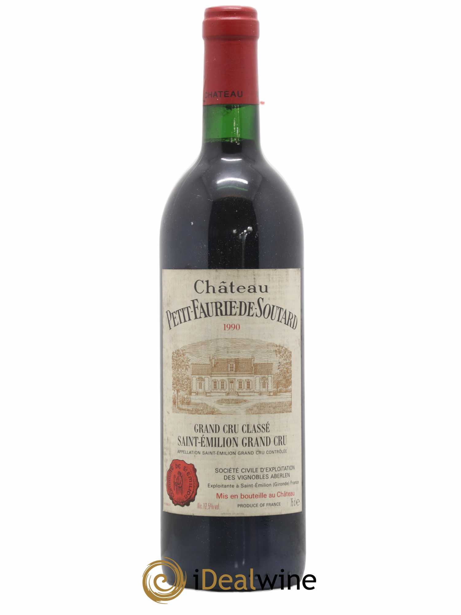 Château Petit Faurie de Soutard Grand Cru Classé 1990 - Lot de 1 bouteille - 0