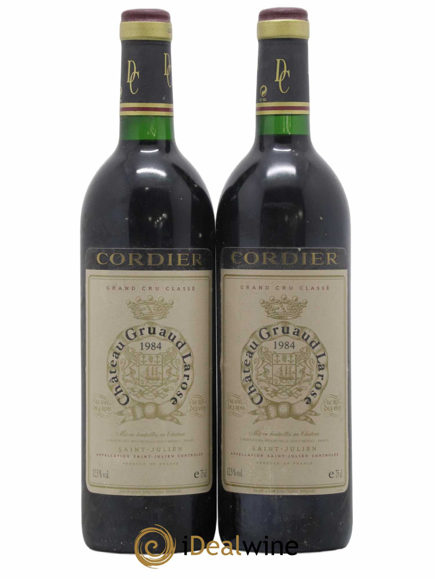 Château Gruaud Larose 2ème Grand Cru Classé 1984 - Lot de 2 bouteilles - 0