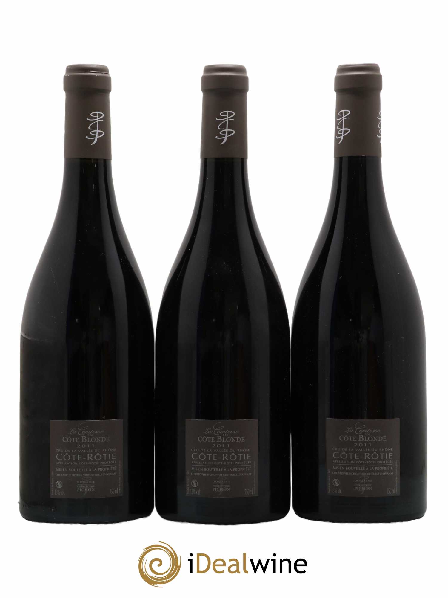 Côte-Rôtie La Comtesse en Côte Blonde Christophe Pichon (Domaine) 2011 - Lot de 3 bouteilles - 1