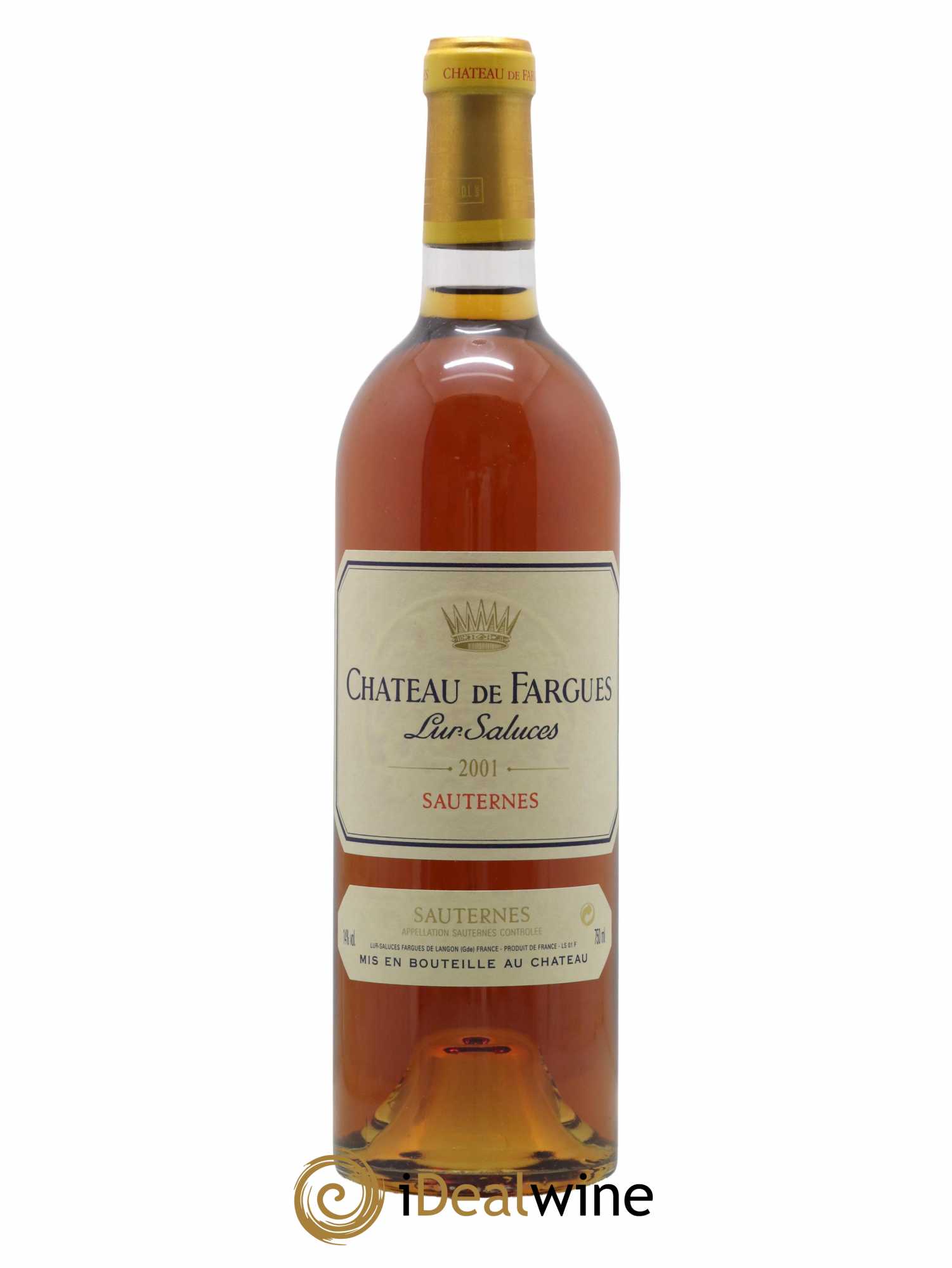 Château de Fargues 2001 - Lot de 1 bouteille - 0