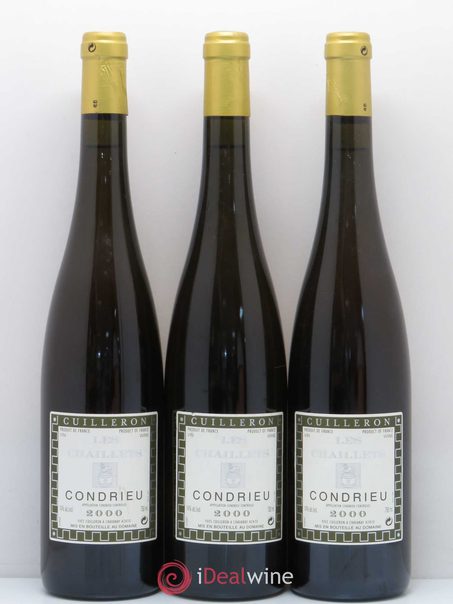Condrieu Les Chaillets Yves Cuilleron (Domaine) 2000 - Lot de 3 bouteilles - 0