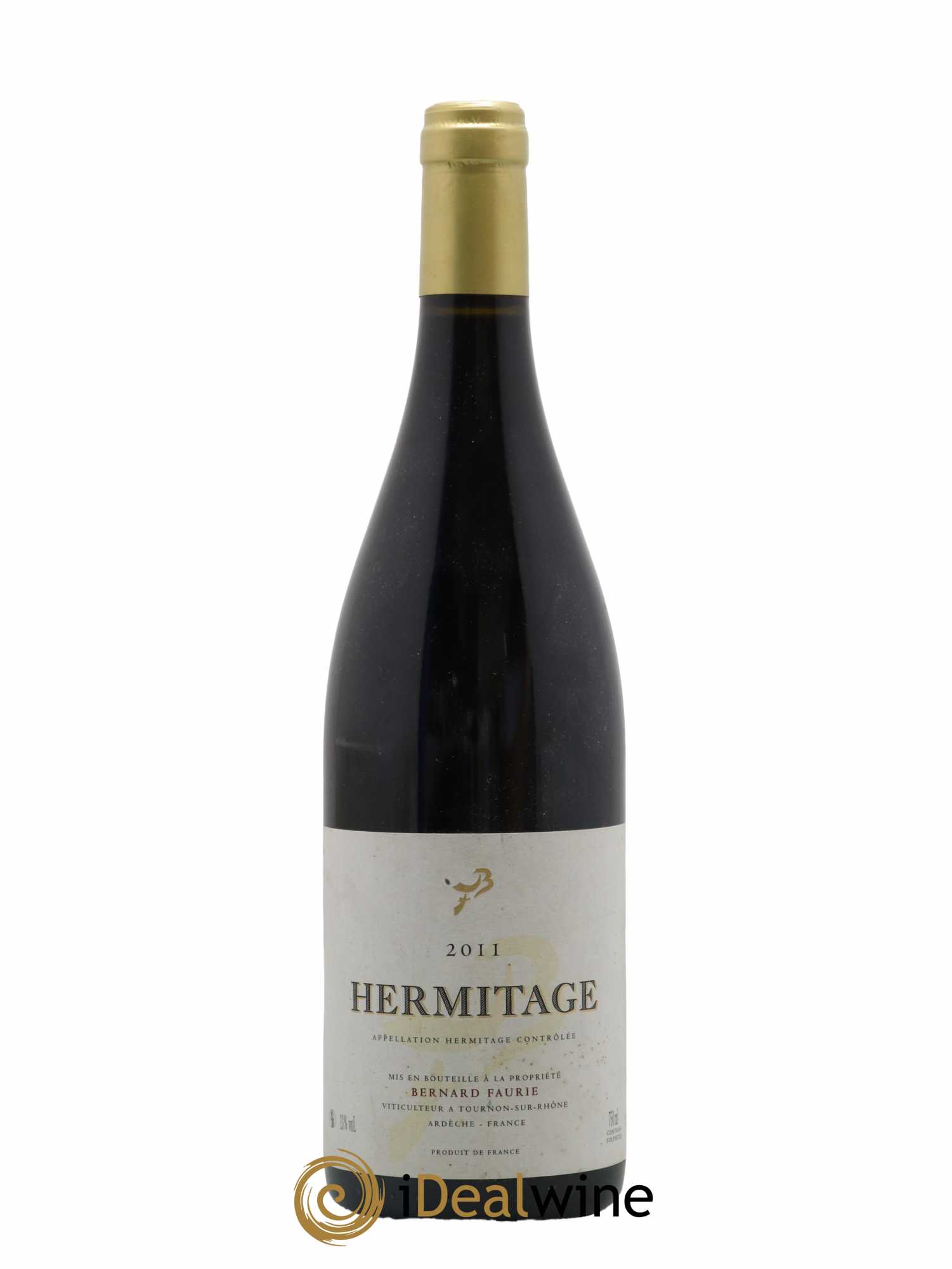 Hermitage Bernard Faurie 2011 - Lot de 1 bouteille - 0