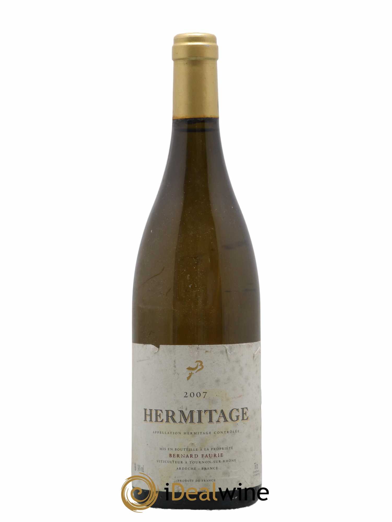Hermitage Bernard Faurie 2007 - Lot de 1 bouteille - 0