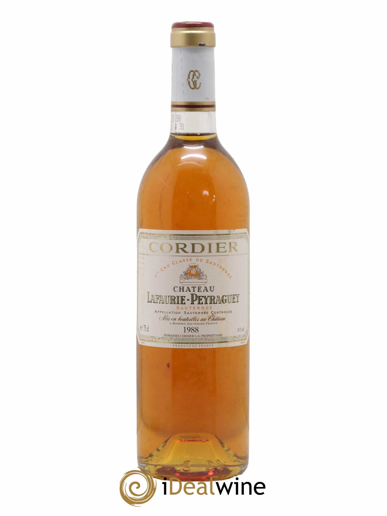 Château Lafaurie-Peyraguey 1er Grand Cru Classé 1988 - Lotto di 1 bottiglia - 0