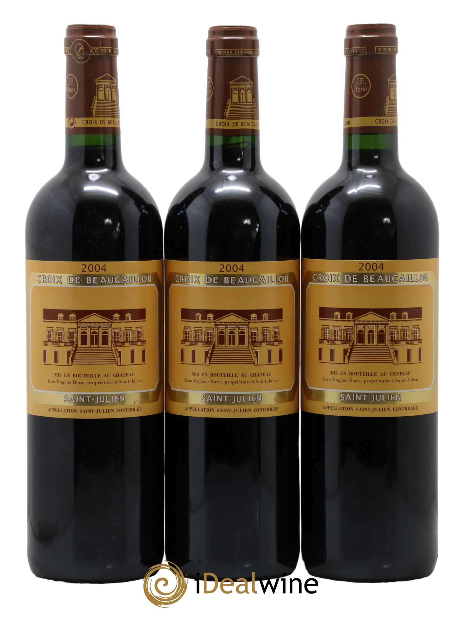 La Croix de Beaucaillou Second Vin 2004 - Lot de 3 bouteilles - 0